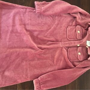 Jcrew pink corduroy dress